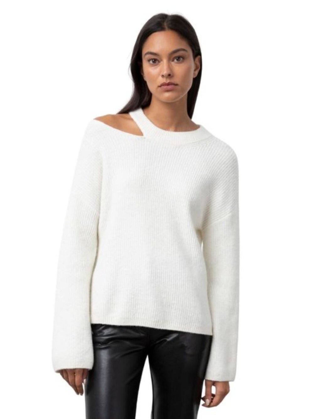 Rails Alexi Cut-Out Shoulder Sweater - Size Small